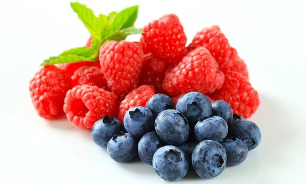 Raspberries and Blueberries - Male Potency Boosting Berries